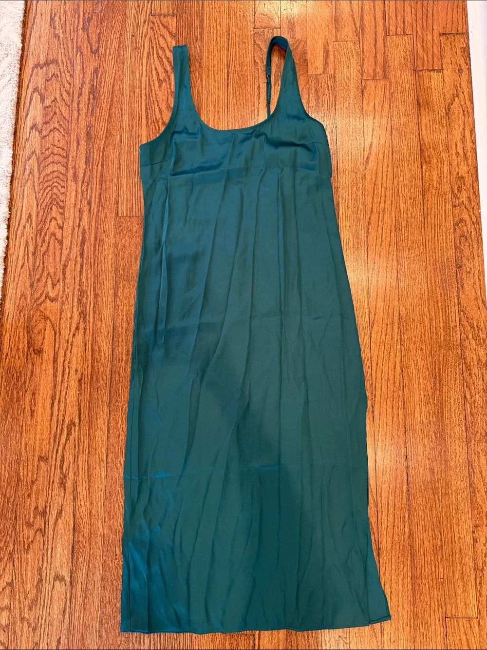 Abercrombie & Fitch Sleek Emerald Green Slip Dress - Women